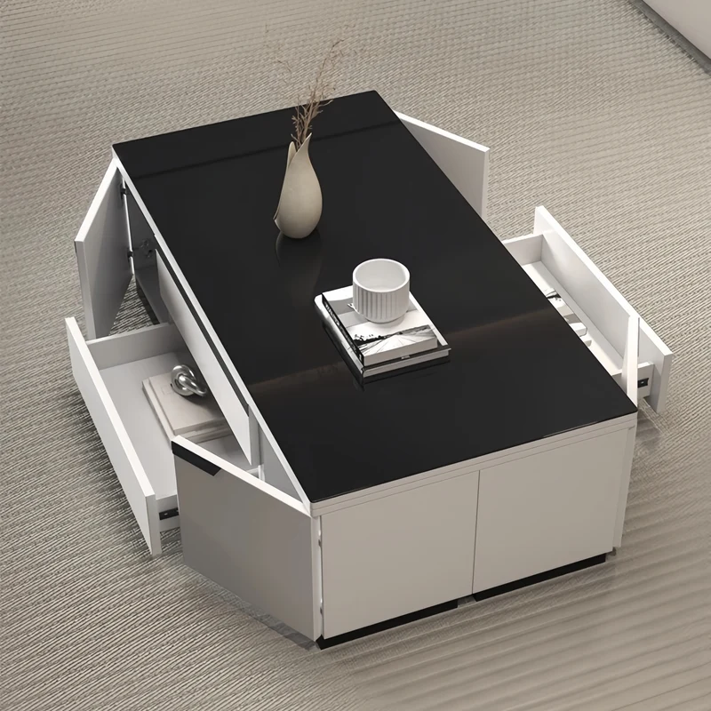 Table basse élévatrice multifonction 3 en 1 à faible encombrement