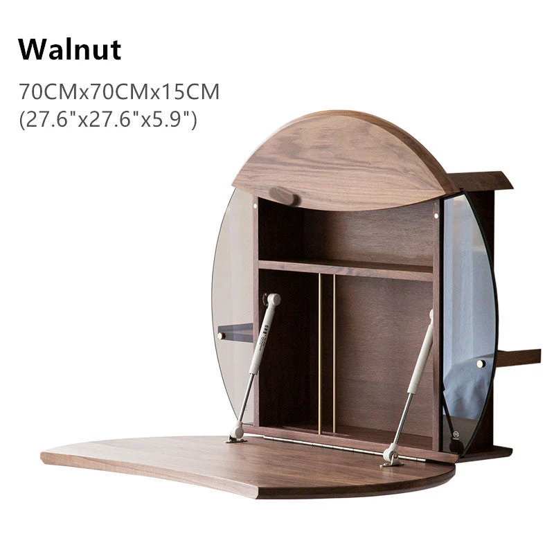Bureau d'ordinateur portable de table de vanité multifonctionnel d'économie d'espace fixé au mur