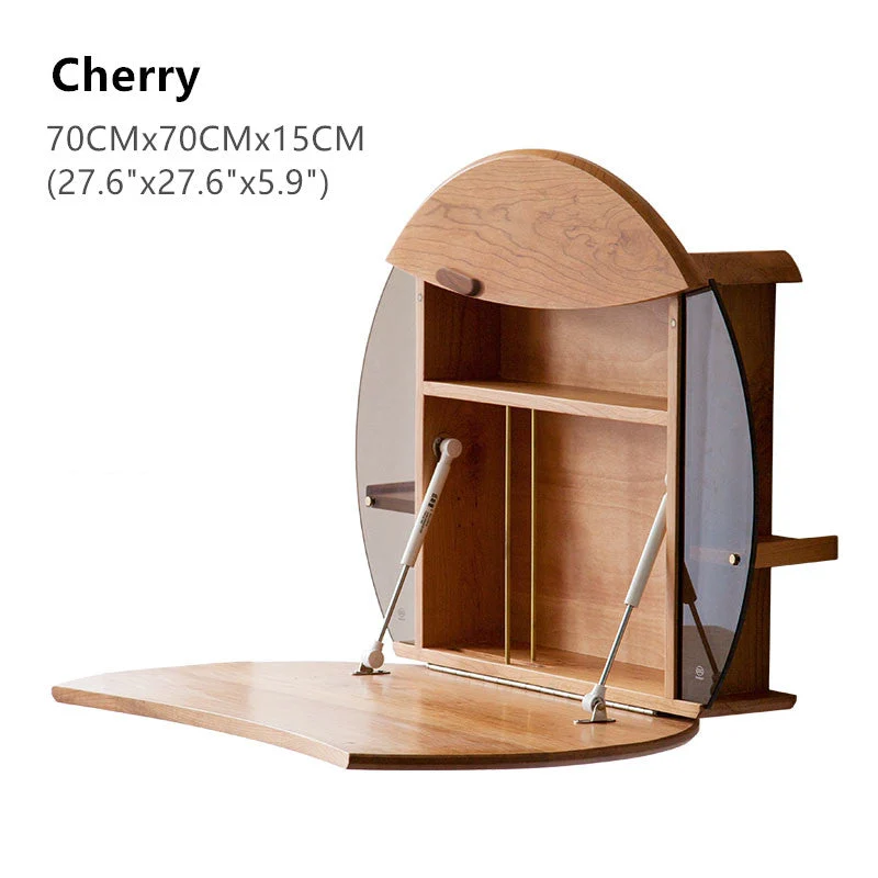 Bureau d'ordinateur portable de table de vanité multifonctionnel d'économie d'espace fixé au mur