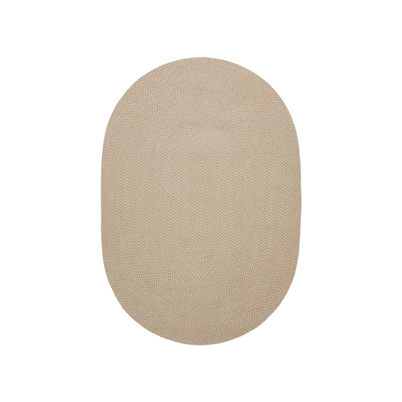 Rodhe Beige Oval Rug, 160 x 230 cm