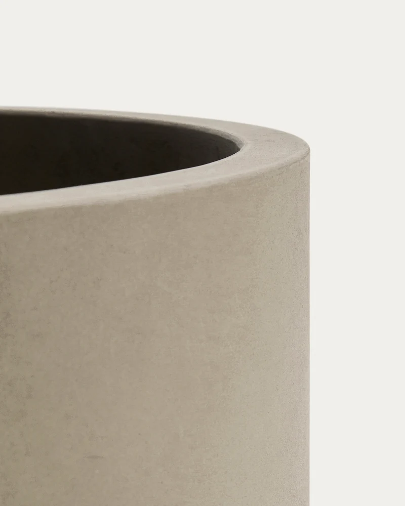 Aiguablava grey cement planter Ø 52cm