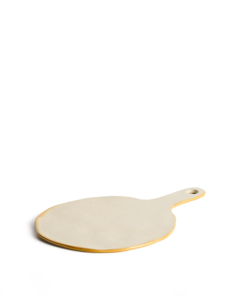 Belor white ceramic serving board 33 x 22.6cm