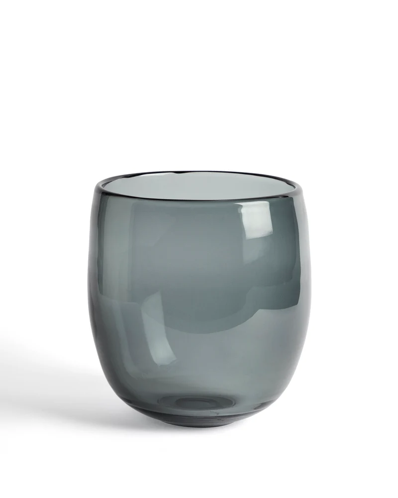 Sirau grey glass centrepiece Ø24cm