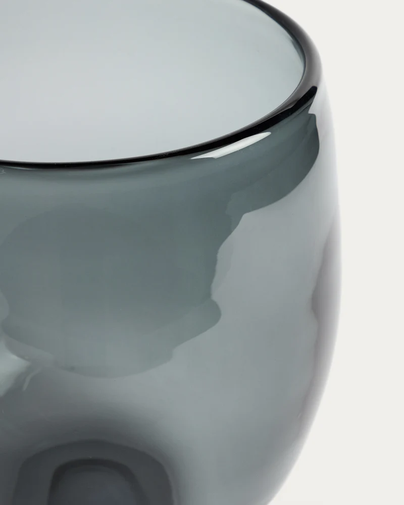 Sirau grey glass centrepiece Ø24cm