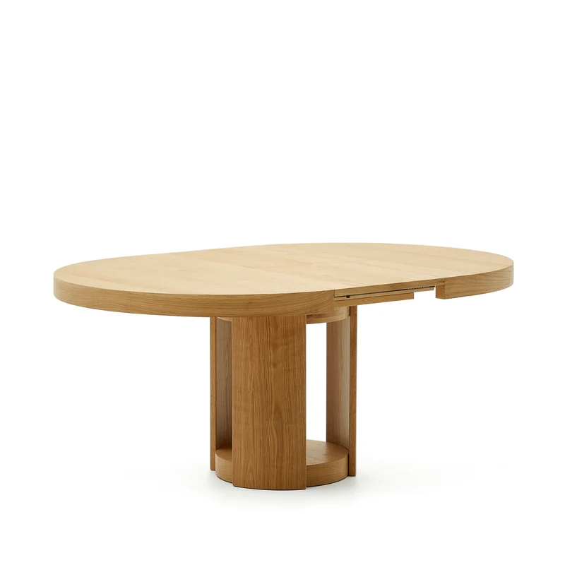 Artis Extendable Round Table - Oak