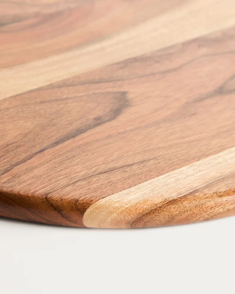 Dalme acacia wood serving board Ø35.5cm