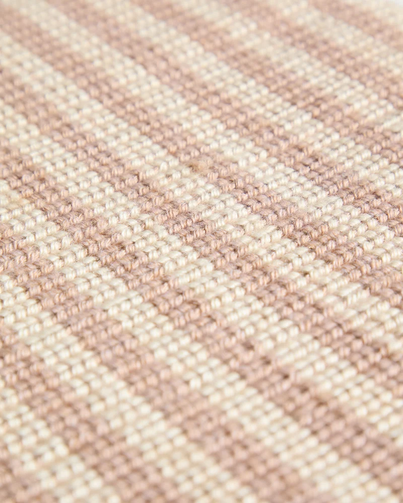 Dirome beige striped chair cushion