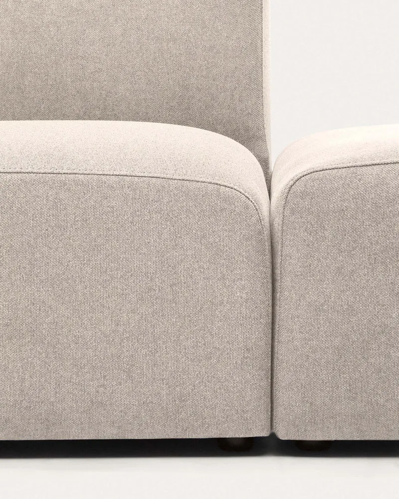 Neom 2-Seater with Pouffe - Beige