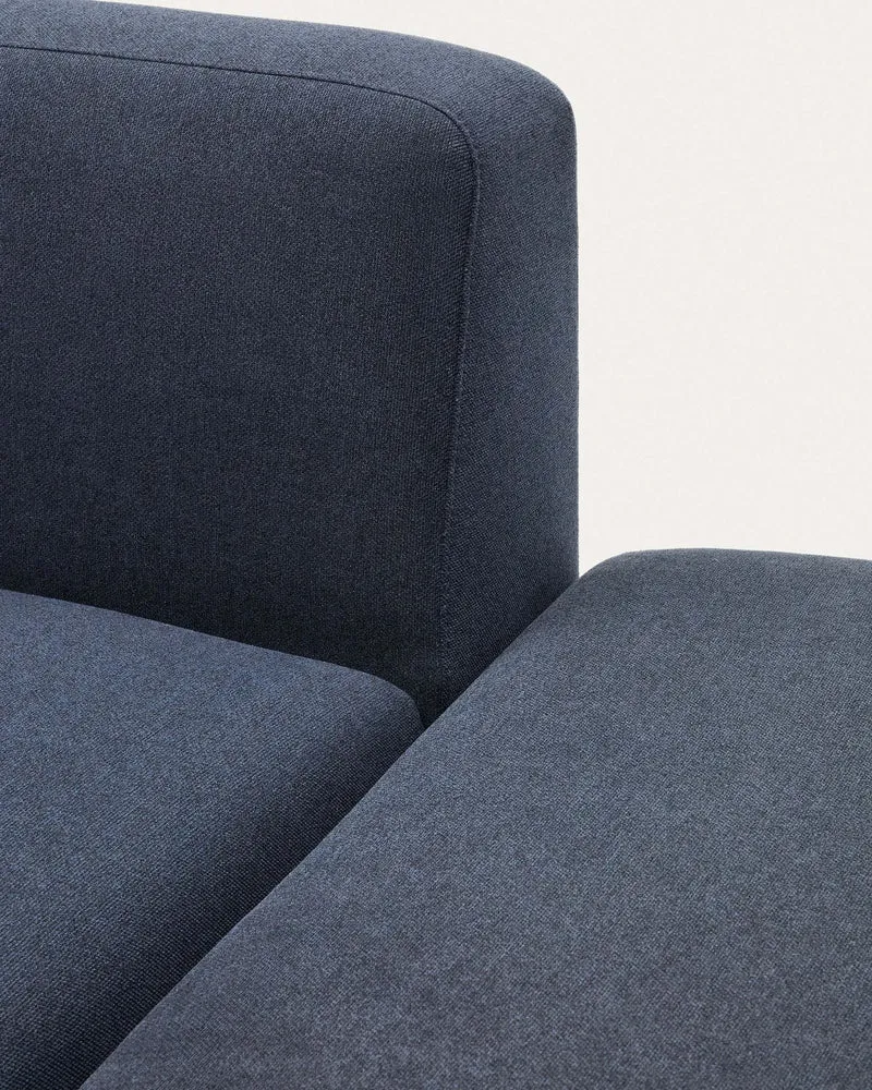 Neom 1-Seater Sofa with Pouffe - Blue