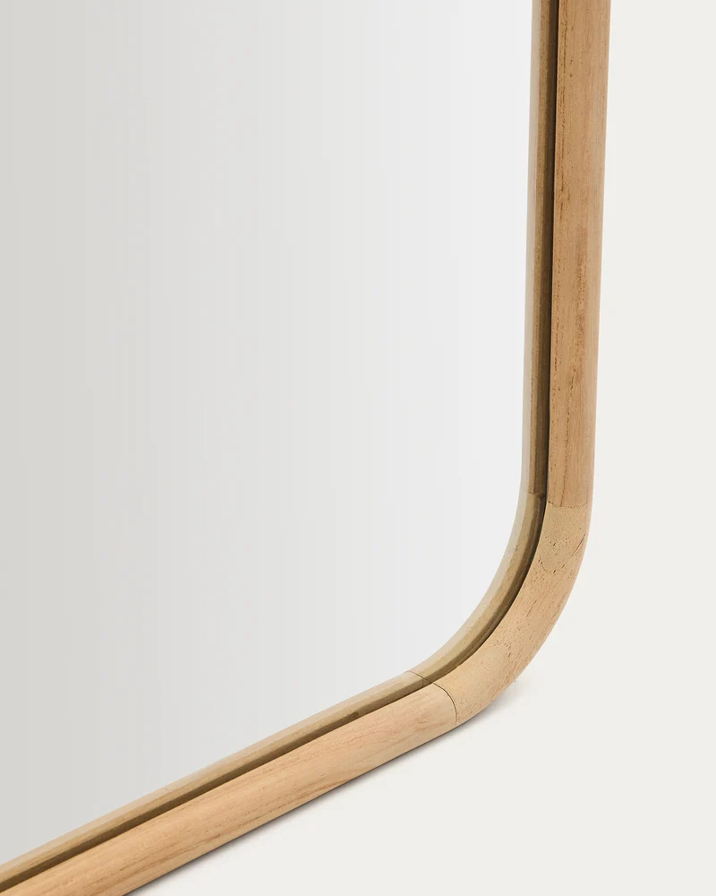 Milsa teak wood mirror 54 x 154cm FSC 100%