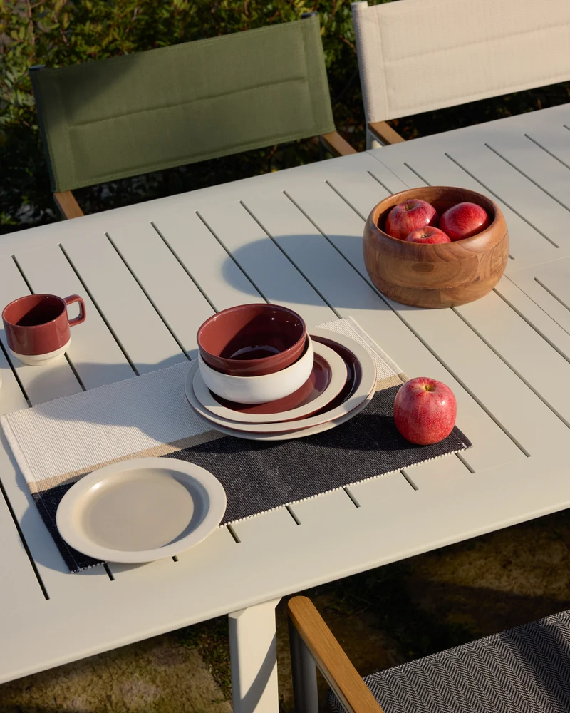 Tari set of 2 black placemats 35 x 50 cm