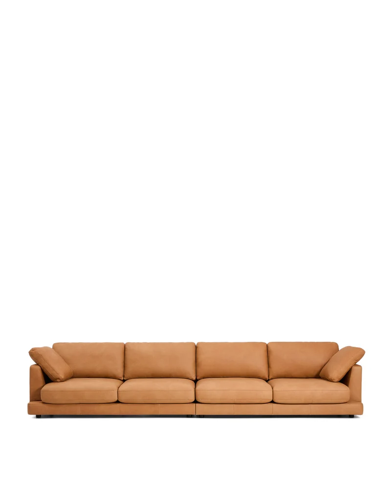 Gala 6-Seater - Brown Leather