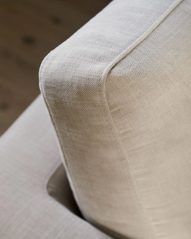 Gala 4-Seater with Chaise - Beige Chenille