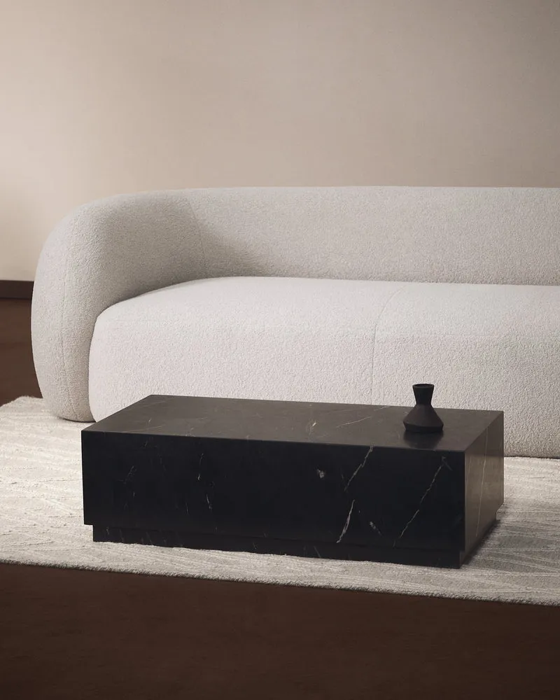 Sorein Coffee Table - Black Marble
