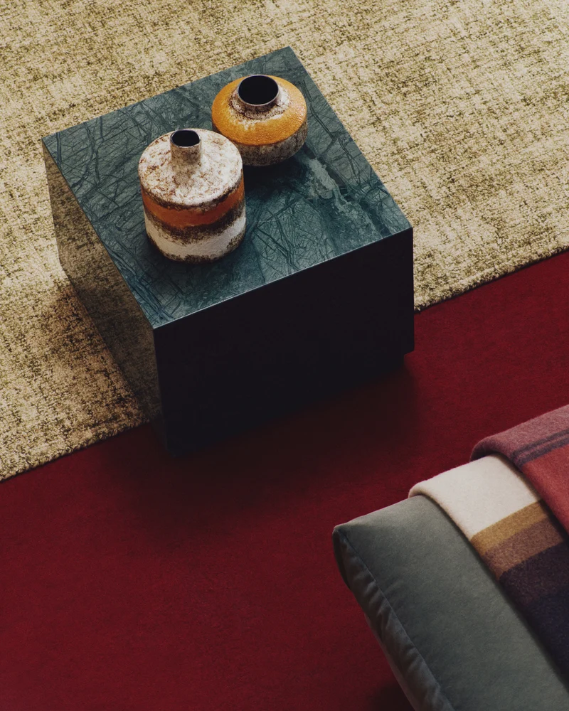 Sorein Side Table - Green Marble