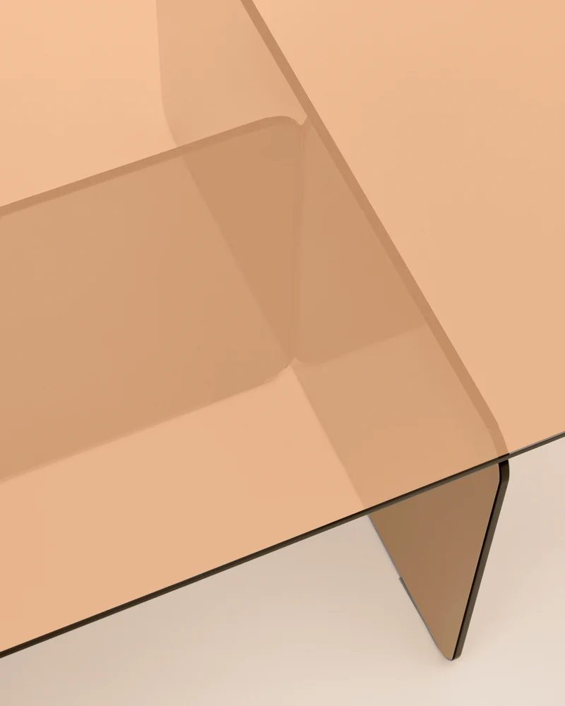 Zaren brown coffee table