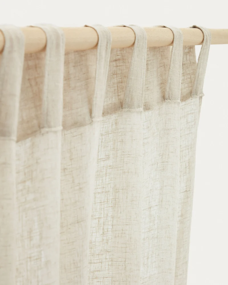 Mahina beige curtain