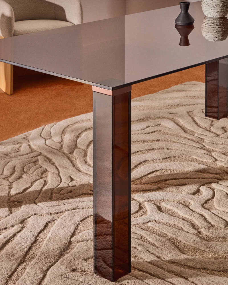 Adularia Table - Brown