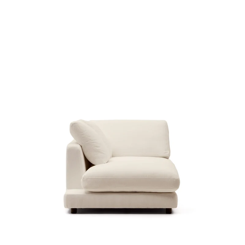 Gala Left Chaise - Beige Chenille
