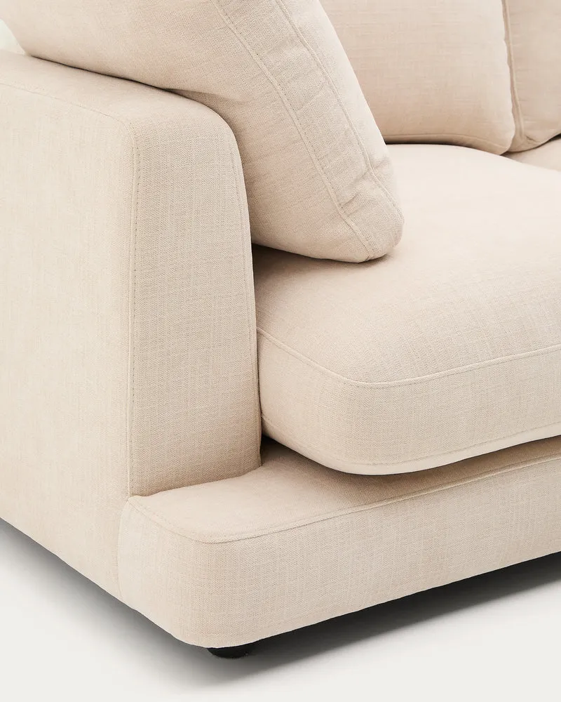 Gala 4-seater - Beige Chenille