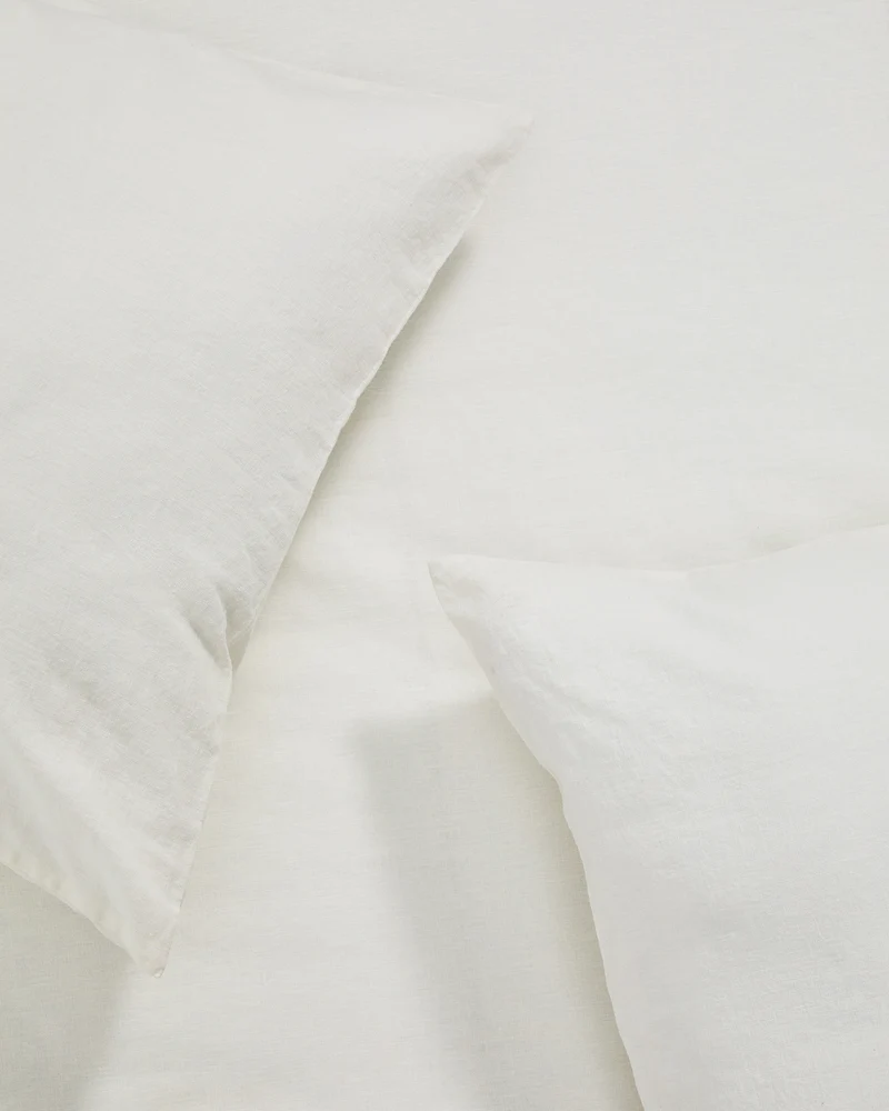 Simmel duvet cover and pillowcase set in ecru