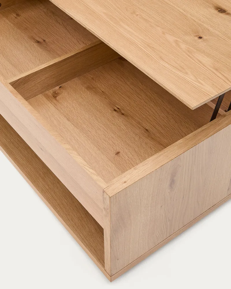 Alguema raisable coffee table