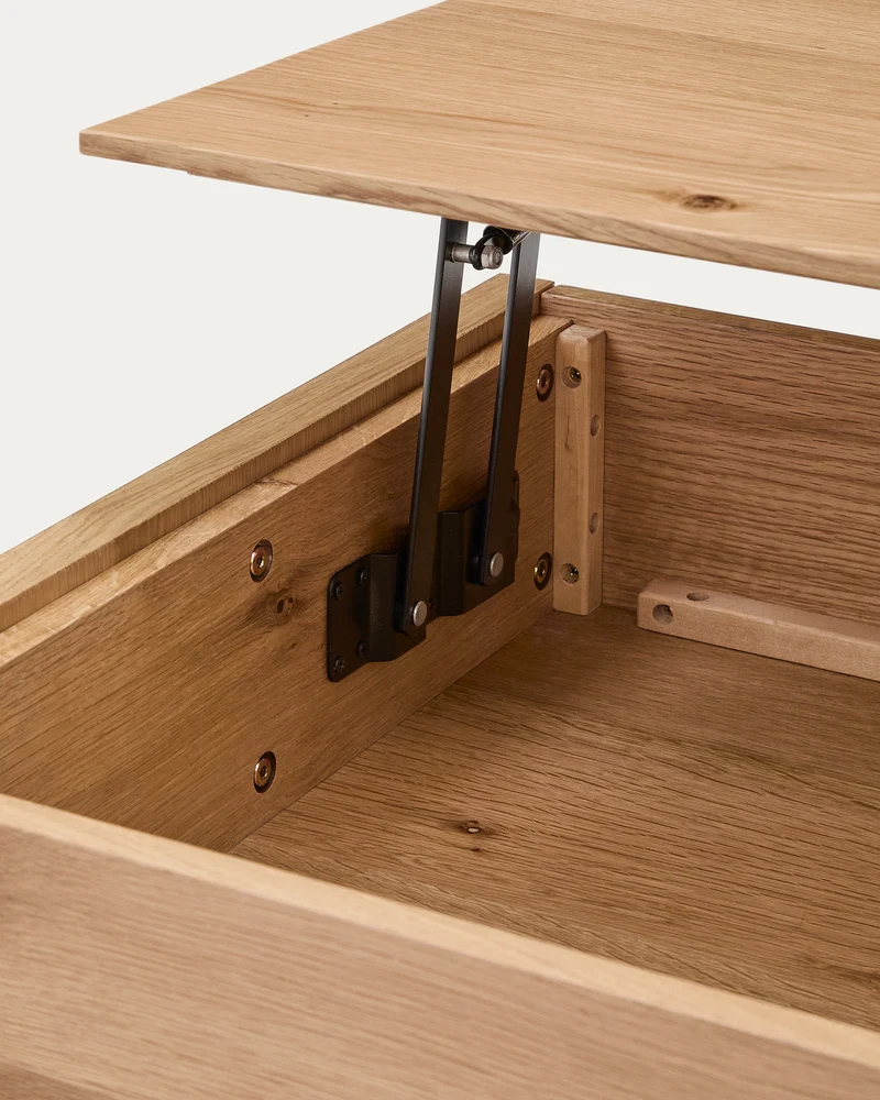 Alguema raisable coffee table