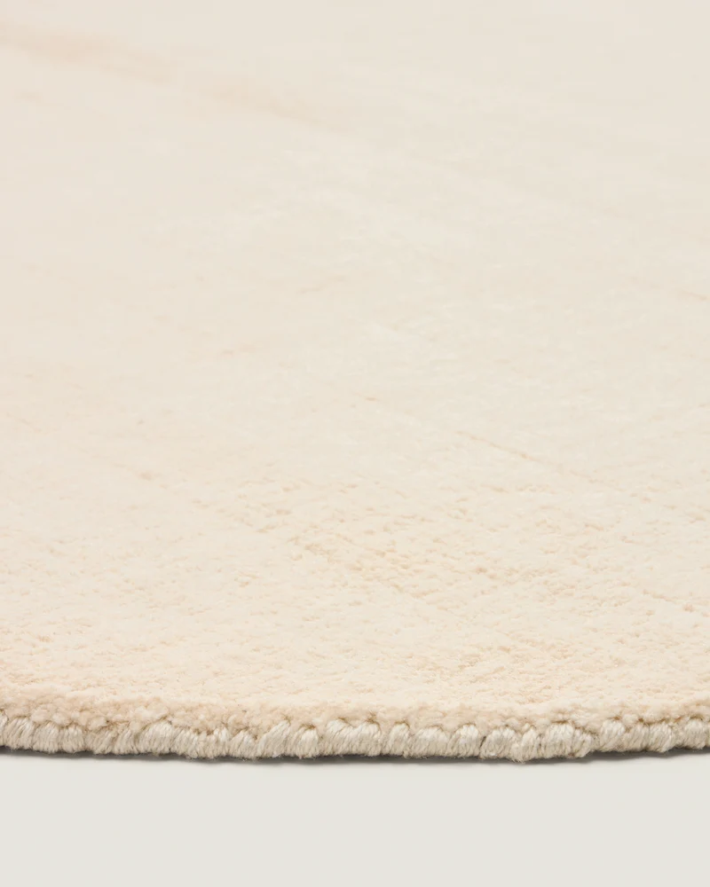 Empuries white round rug Ø200cm