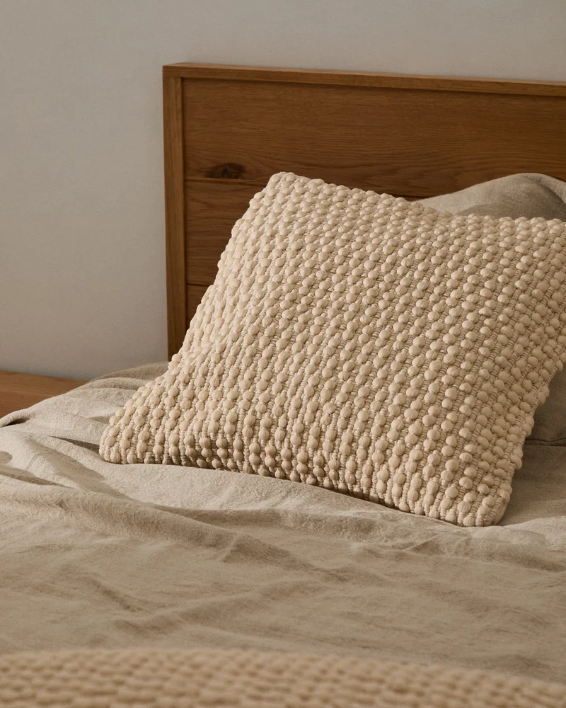 Mascarell white cushion cover 50 x 50 cm