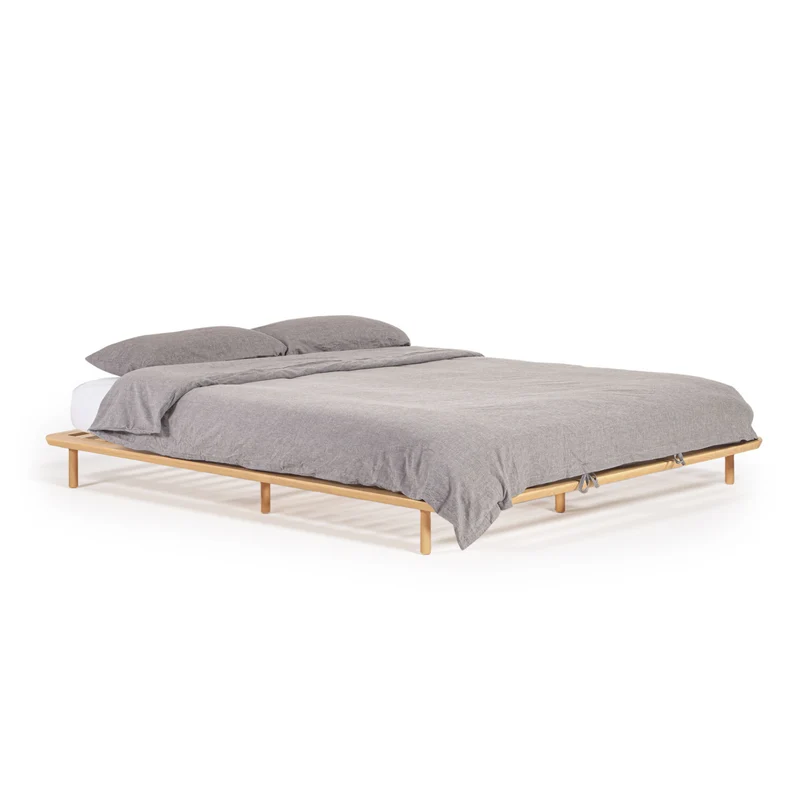 Anielle bed made from solid ash wood for a 180 x 200 cm mattress