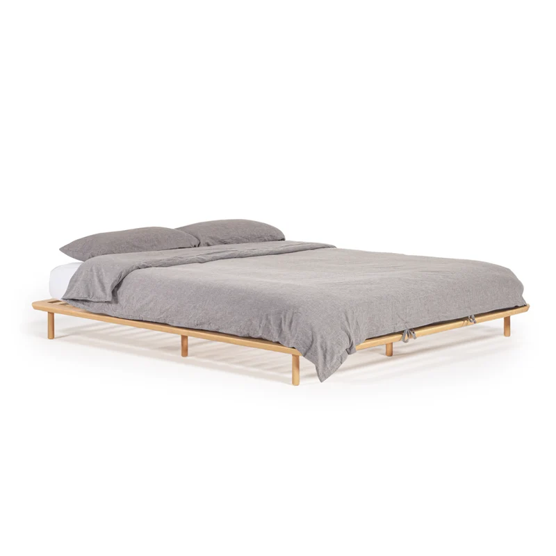 Anielle bed made from solid ash wood for a 180 x 200 cm mattress