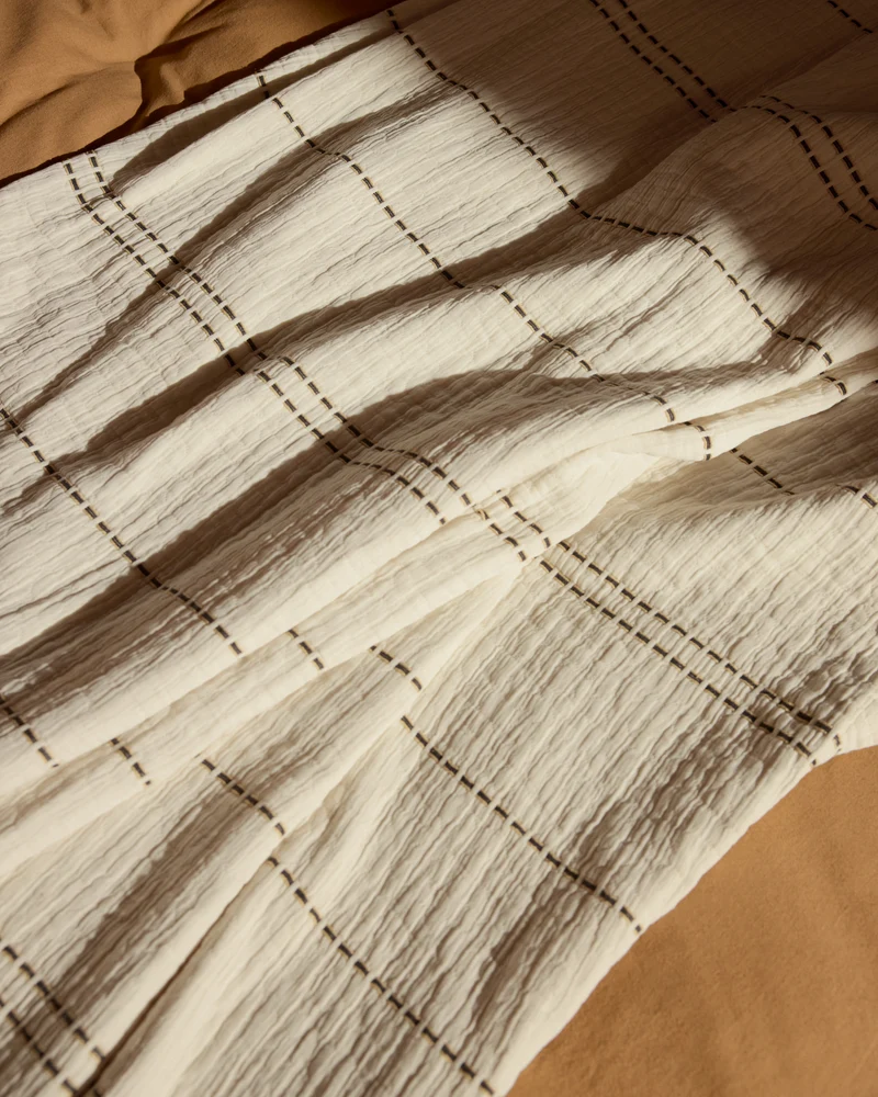 Siloda beige bedspread 180 x 260 cm