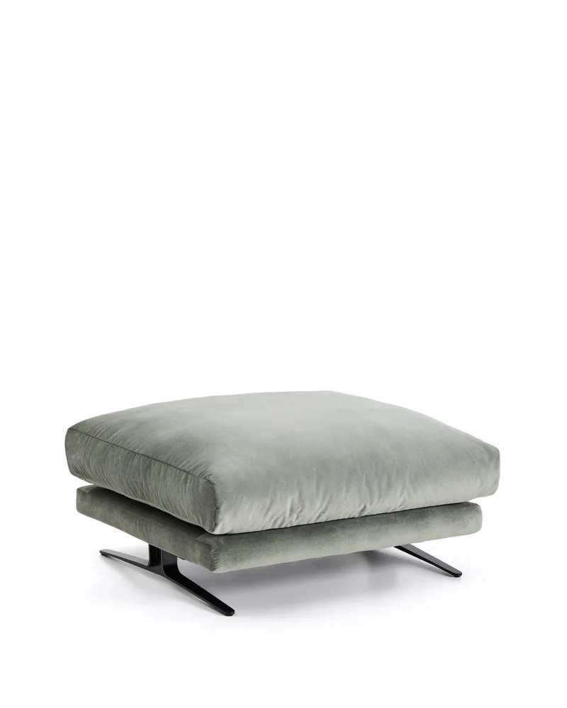 Veliro Footrest - Green Velvet