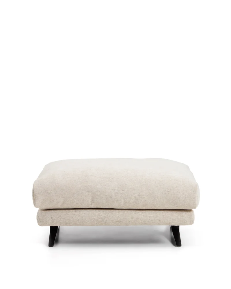 Veliro Footrest - Beige Chenille