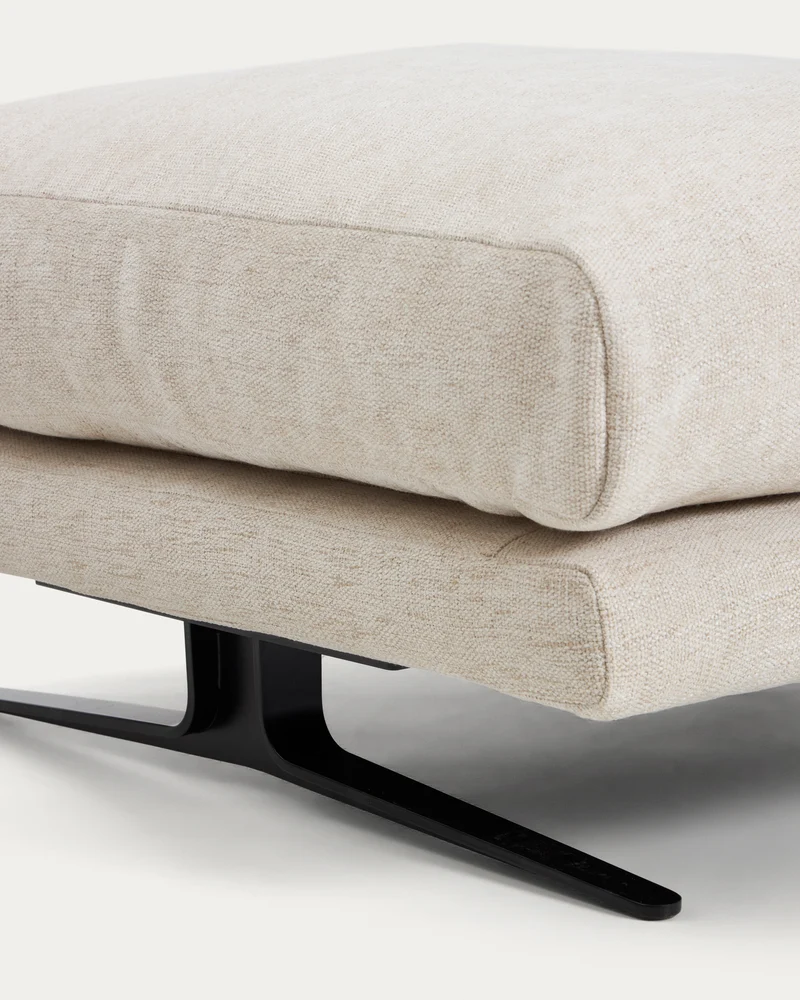 Veliro Footrest - Beige Chenille