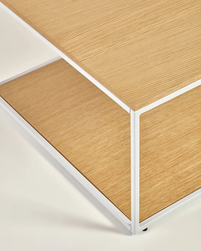 Yoana Coffee Table - Oak & White