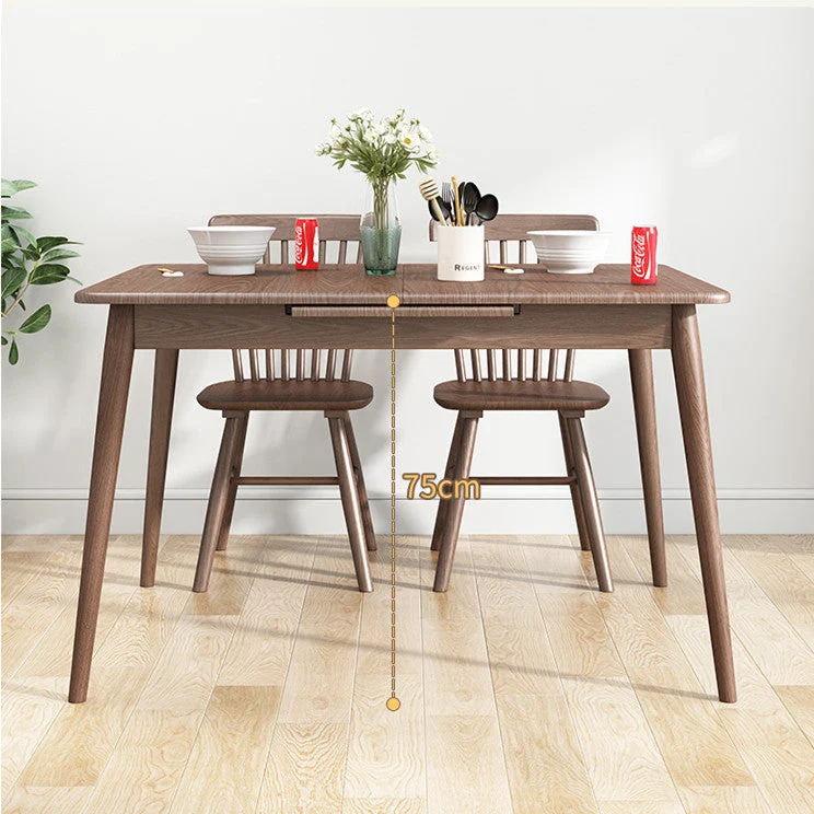 Table de salle à manger extensible minimaliste rectangulaire
