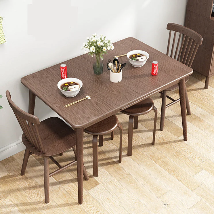 Table de salle à manger extensible minimaliste rectangulaire