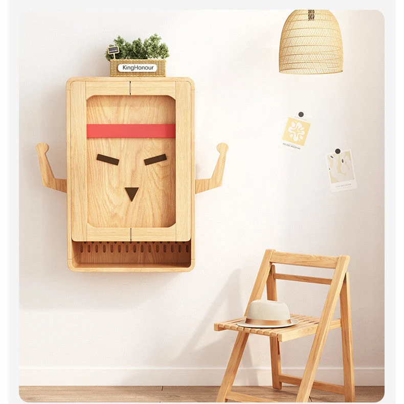 Table convertible murale avec panneau perforé