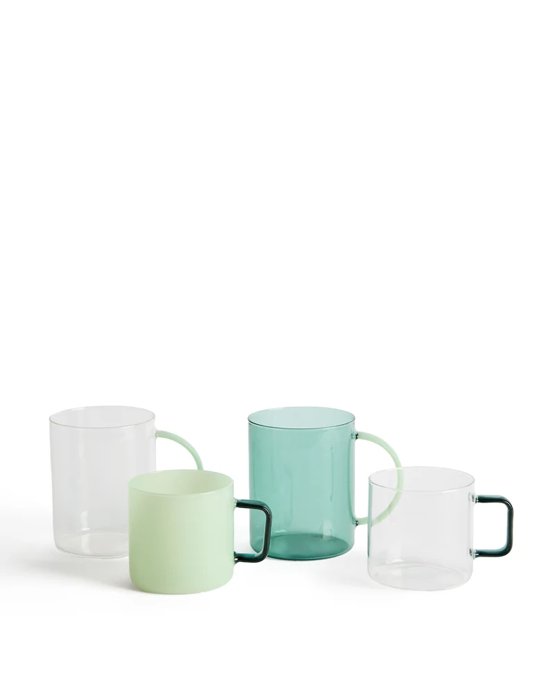 Micla clear glass mug