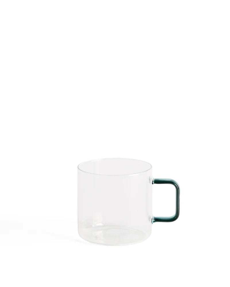 Micla glass mug with handle