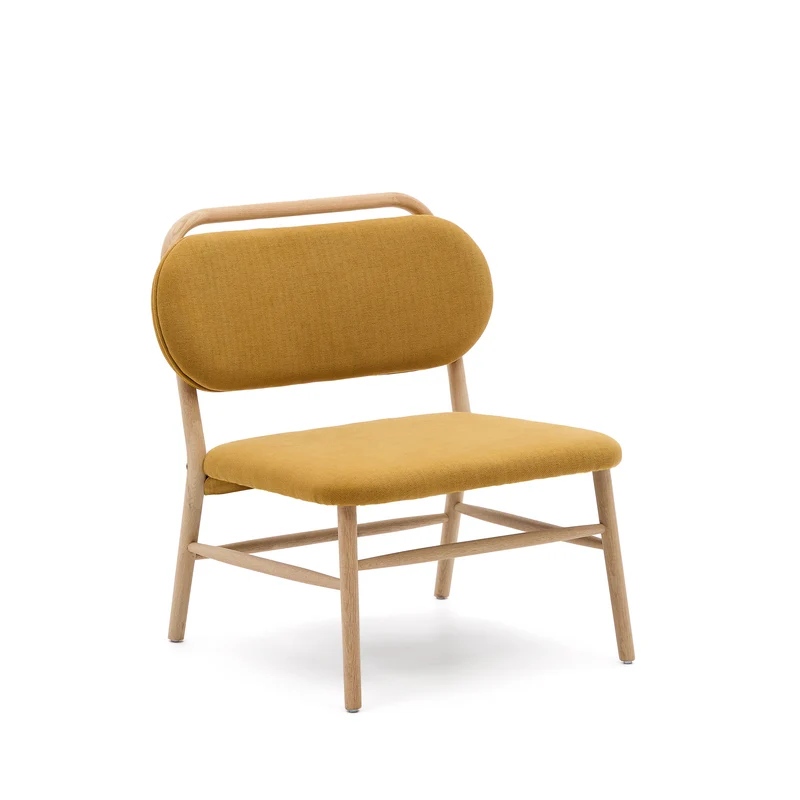 Helda armchair in mustard