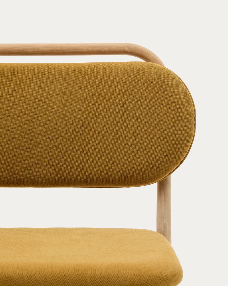 Helda armchair in mustard