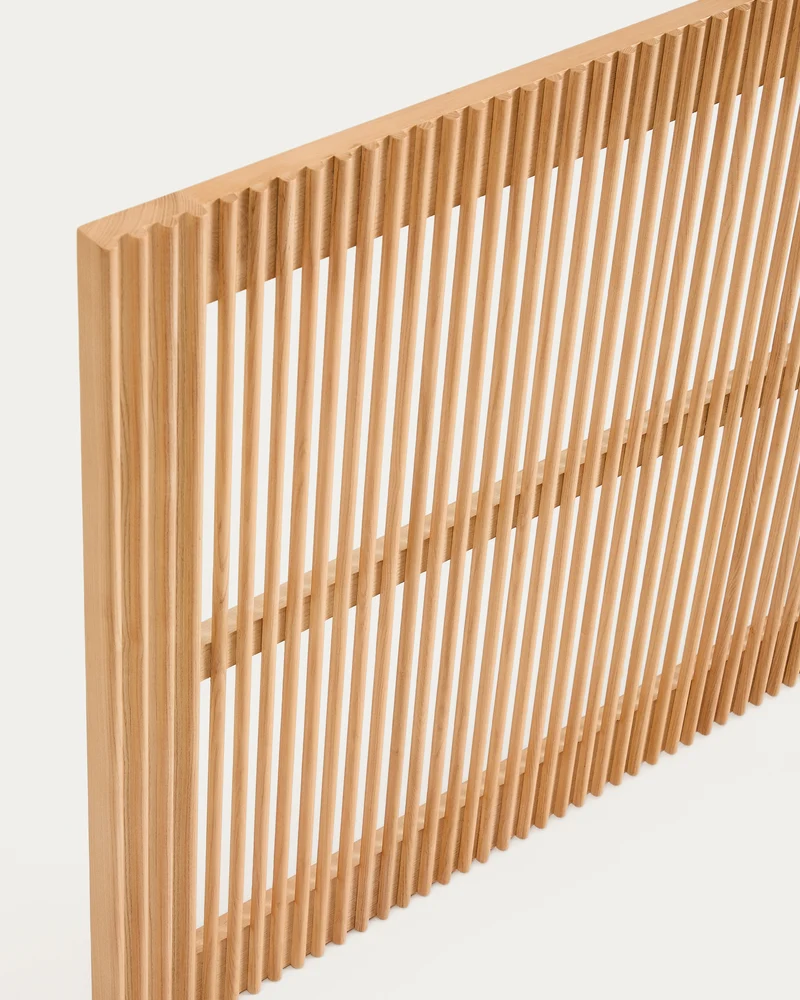 Beyla solid ash wood headboard for a bed up to 180 cm FSC 100%