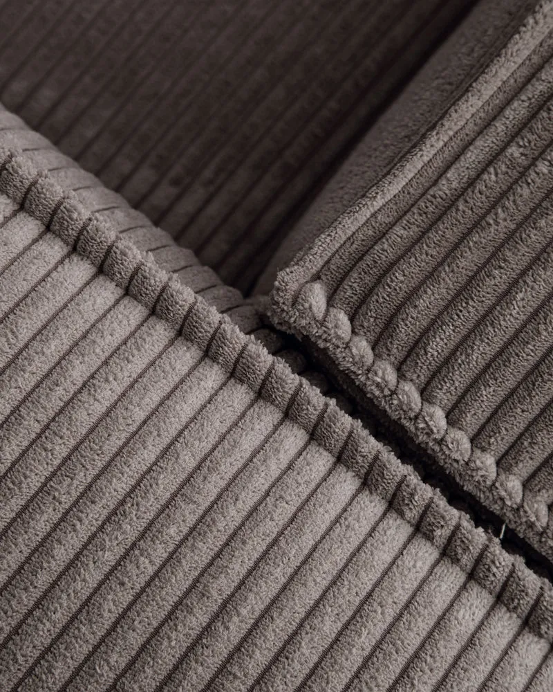 Blok 4-seater Corner Sofa - Dark Grey Corduroy