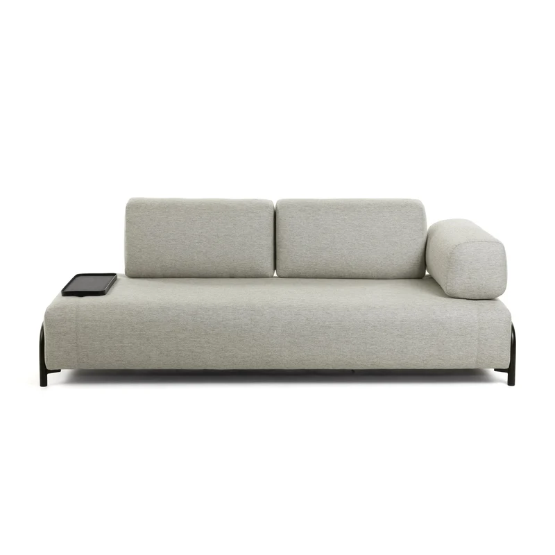 Compo 3-seater - Grey-beige