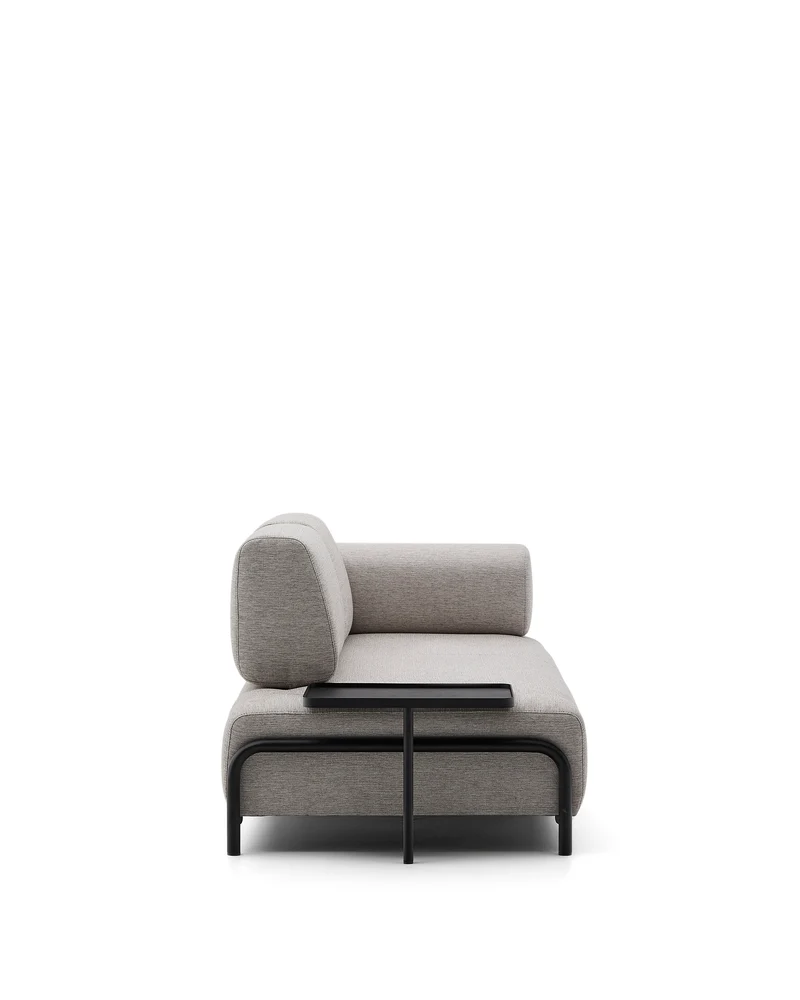 Compo 3-seater sofa with Large Tray - Beige-Grey