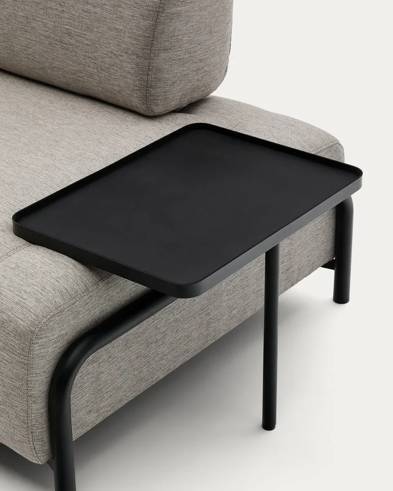 Compo 3-seater sofa with Large Tray - Beige-Grey