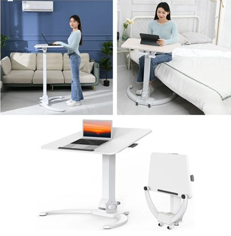 Bureau debout mobile pliable réglable en hauteur