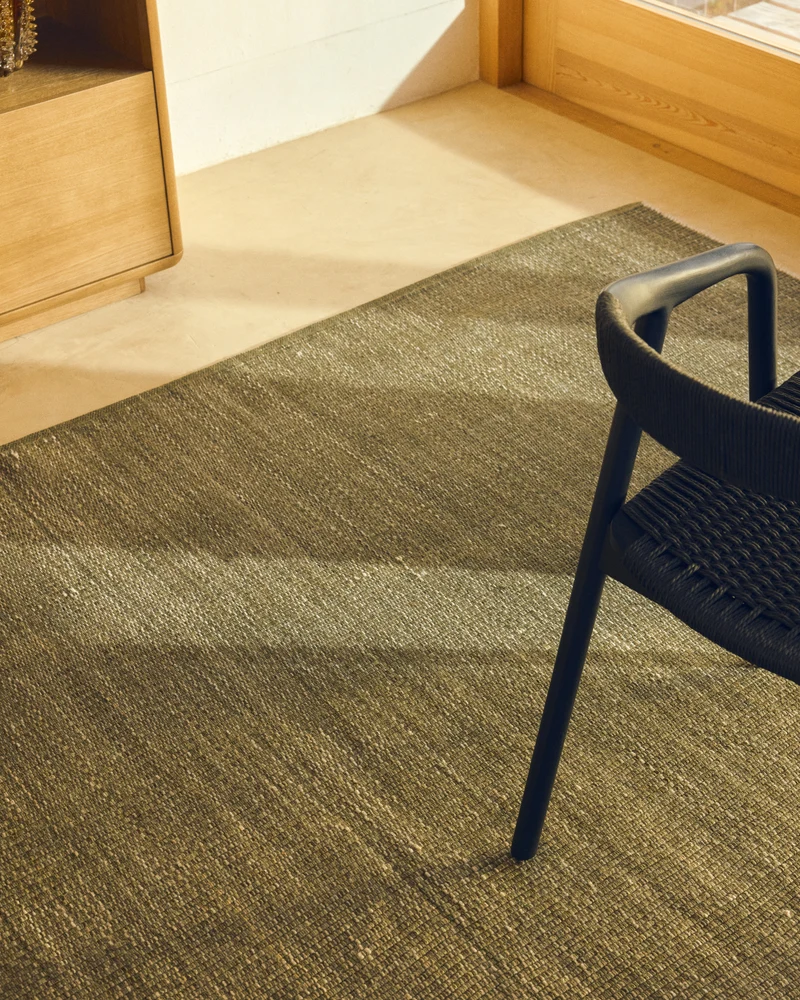 Tirla green 100% PET rug 200 x 300cm